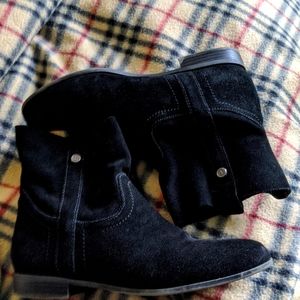 Frye & co black suede boots